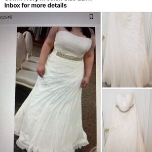 Plus size wedding dress